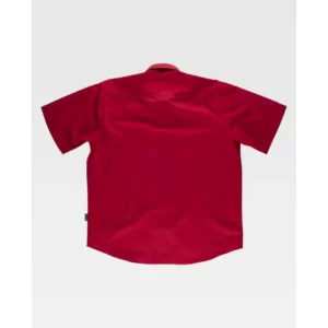 Camisa de manga corta WorkTeam B8100, Rojo, vista trasera
