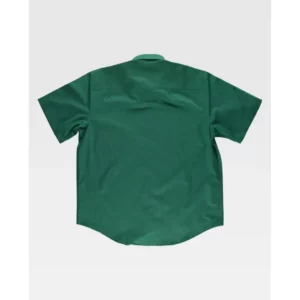 Camisa de manga corta WorkTeam B8100, Verde, vista trasera