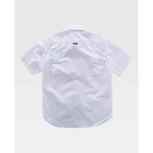 Camisa safari de manga corta WorkTeam B8510, Blanco, vista trasera