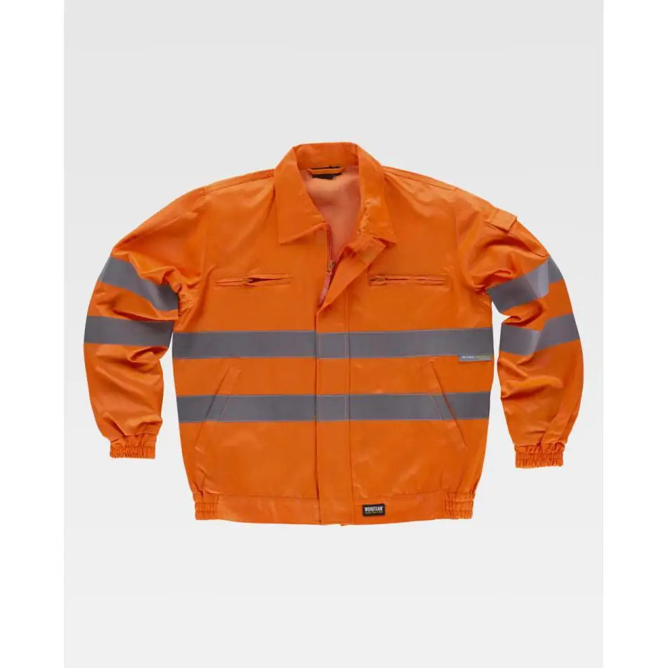 Cazadora reflectante de trabajo WorkTeam C3910 3 Cazadora reflectante de trabajo WorkTeam C3910, Naranja a.v., vista frontal