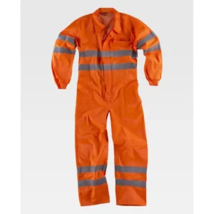 Buzo de alta visibilidad WorkTeam C3950, Naranja a.v., vista frontal