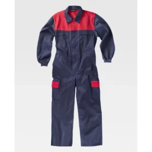 Buzo combinado WorkTeam C4502, Marino/Rojo, vista frontal