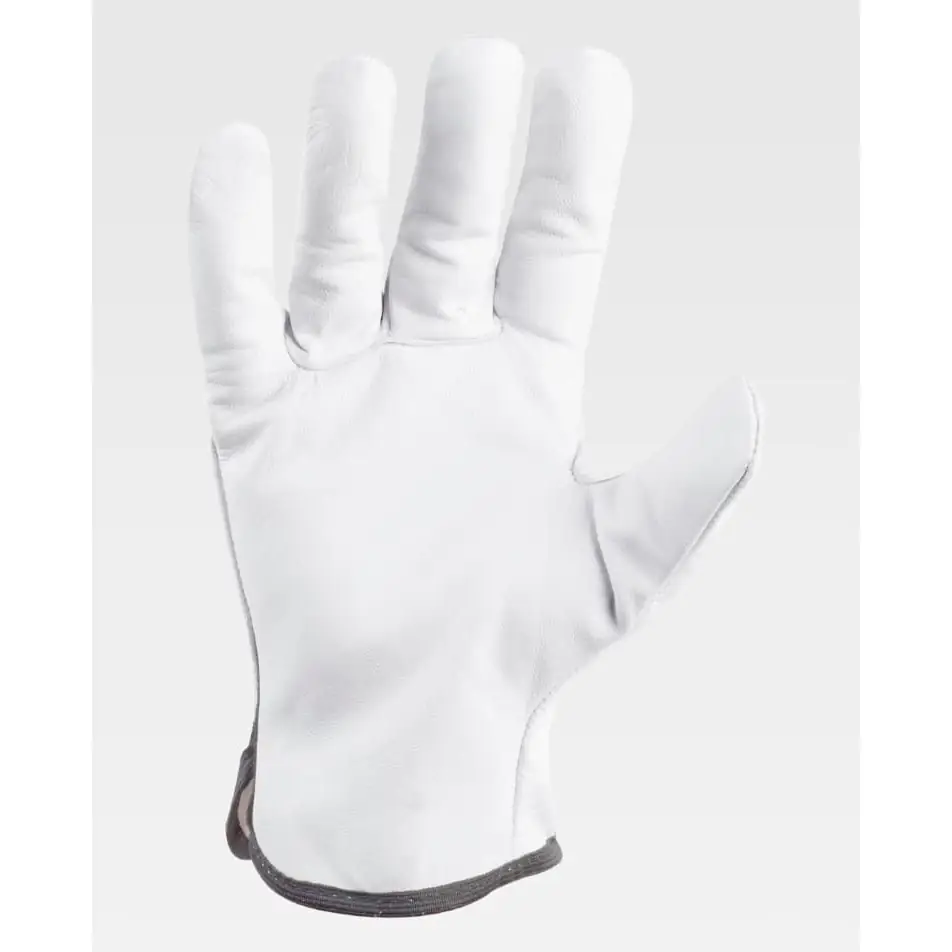 Guantes, pack 12 pares WorkTeam G0801 2 Guantes, pack 12 pares WorkTeam G0801, Blanco, vista de la palma