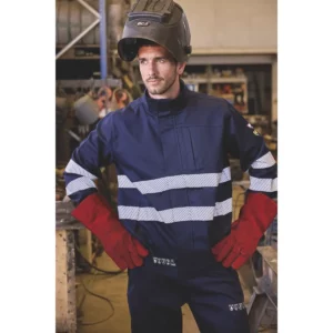 Guantes, pack 12 pares WorkTeam G2501, Rojo, persona; guantes en uso