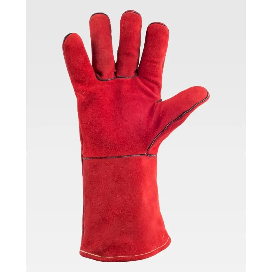 Guantes, pack 12 pares WorkTeam G2501 3 Guantes, pack 12 pares WorkTeam G2501, Rojo, vista de la palma