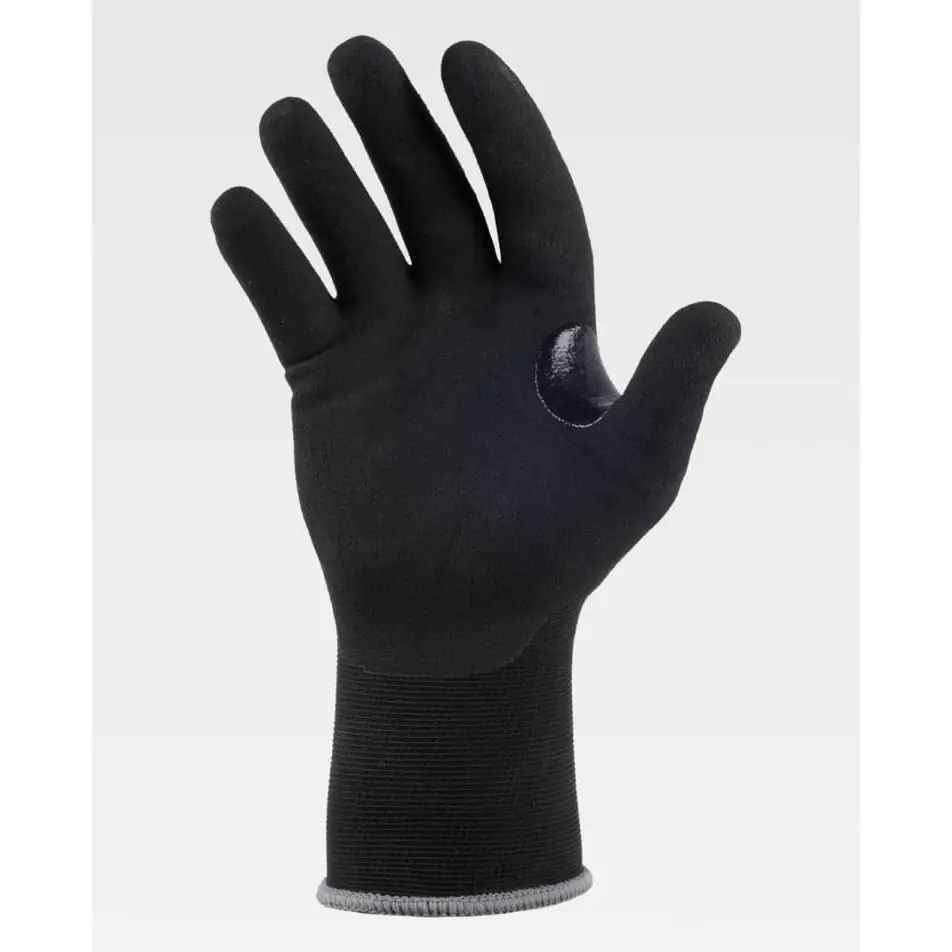 Guantes, pack 12 pares WorkTeam G5022 2 Guantes, pack 12 pares WorkTeam G5022, Negro/Negro, vista de la palma