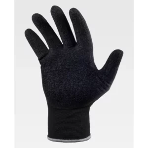 Guantes, pack 12 pares WorkTeam G6000, Negro/Negro, vista de la palma