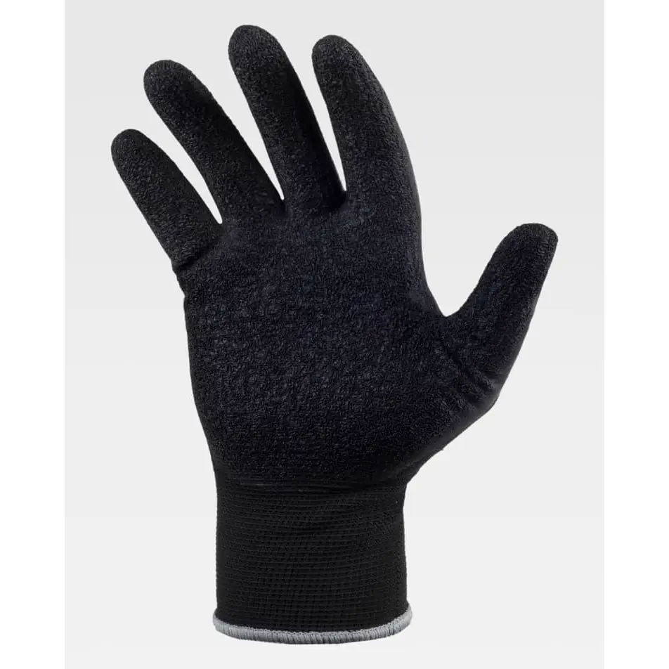 Guantes, pack 12 pares WorkTeam G6000 6 Guantes, pack 12 pares WorkTeam G6000, Negro/Negro, vista de la palma