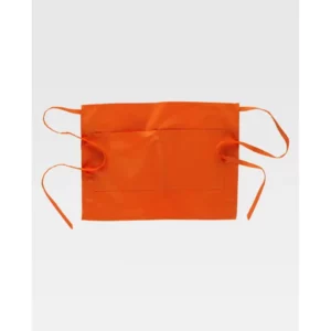 Delantal francés corto WorkTeam M101, Naranja, vista frontal