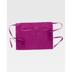 Delantal francés corto WorkTeam M101, Rosa fucsia, vista frontal