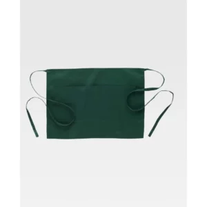 Delantal francés corto WorkTeam M101, Verde botella, vista frontal
