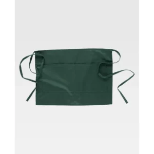 Delantal francés corto WorkTeam M101, Verde oscuro, vista frontal