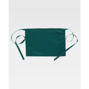 Delantal francés corto WorkTeam M102, Verde oscuro, vista frontal