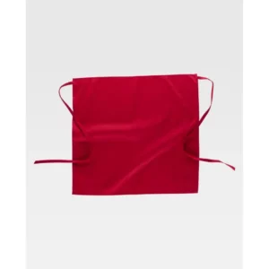 Delantal francés largo WorkTeam M200, Rojo, vista frontal