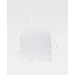 Delantal con peto WorkTeam M302, Blanco, vista frontal