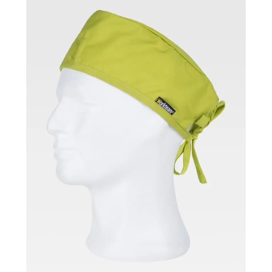Bandana con tira para el sudor WorkTeam M614 13 Bandana con tira para el sudor WorkTeam M614, Verde manzana, vista oblicua sobre maniquí