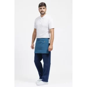 Delantal francés corto canvas WorkTeam M713, Azafata, vista con persona