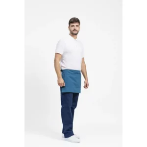 Delantal francés corto canvas WorkTeam M713, Azafata, vista con persona