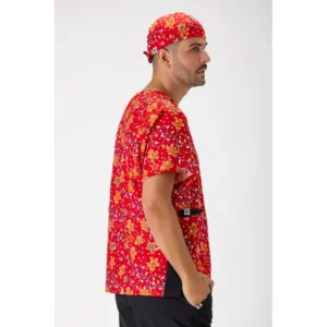 Bandana estampada WorkTeam M868, Estampado/Negro, vista con persona