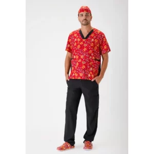 Bandana estampada WorkTeam M868, Estampado/Negro, vista con persona