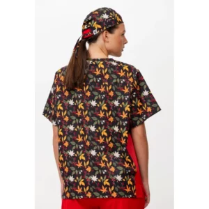 Bandana estampada WorkTeam M869, Estampado/Rojo, vista con persona