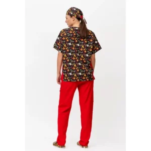 Bandana estampada WorkTeam M869, Estampado/Rojo, vista con persona
