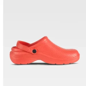 Zueco WorkTeam P2006, Coral, vista lateral derecha