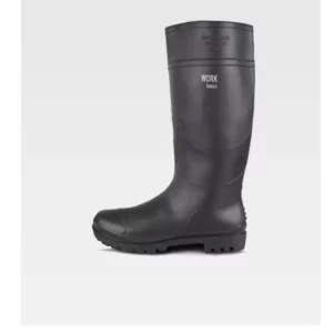 Bota pocera de trabajo WorkTeam P2301, Negro, vista lateral izquierda