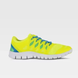 Zapatilla deportiva WorkTeam P4001, Amarillo flúor, vista lateral derecha