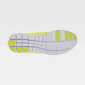 Zapatilla deportiva WorkTeam P4001, Amarillo flúor, vista de la suela