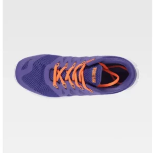 Zapatilla deportiva WorkTeam P4001, Morado, vista cenital de un zapato