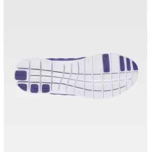 Zapatilla deportiva WorkTeam P4001, Morado, vista de la suela