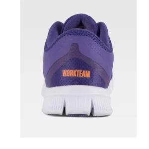 Zapatilla deportiva WorkTeam P4001, Morado, vista del talón