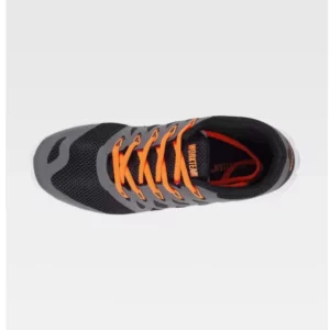 Zapatilla deportiva WorkTeam P4001, Negro, vista cenital de un zapato