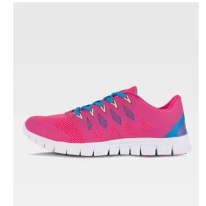 Zapatilla deportiva WorkTeam P4001, Rosa fucsia, vista lateral izquierda