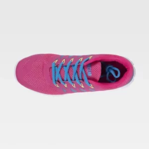 Zapatilla deportiva WorkTeam P4001, Rosa fucsia, vista cenital de un zapato