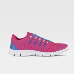 Zapatilla deportiva WorkTeam P4001, Rosa fucsia, vista lateral derecha