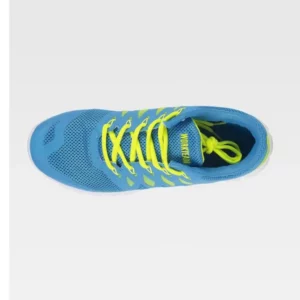 Zapatilla deportiva WorkTeam P4001, Turquesa, vista cenital de un zapato