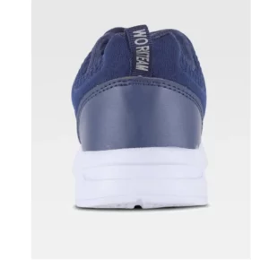 Zapatilla deportiva WorkTeam P4002, Marino, vista del talón
