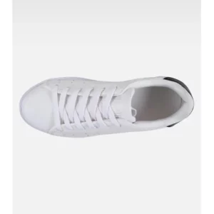 Zapatilla estilo tenis WorkTeam P4003, Blanco, vista cenital de un zapato