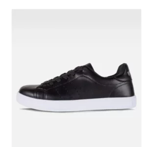 Zapatilla estilo tenis WorkTeam P4003, Negro, vista lateral izquierda