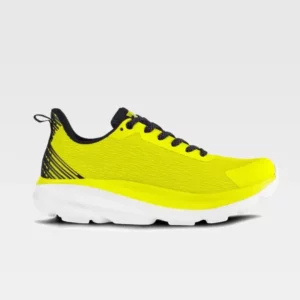 Zapatilla deportiva WorkTeam P4004, Amarillo flúor, vista lateral derecha
