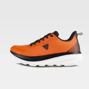 Zapatilla deportiva WorkTeam P4004, Naranja flúor, vista lateral izquierda