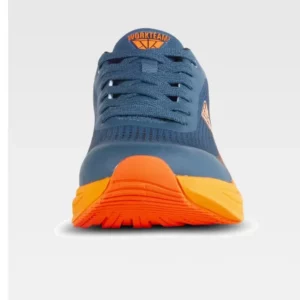 Zapatilla deportiva WorkTeam P4005, Azafata/Naranja fluor, vista frontal