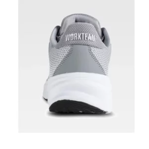 Zapatilla deportiva WorkTeam P4005, Gris claro, vista del talón