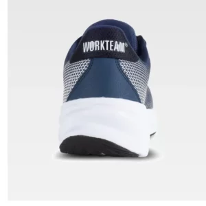 Zapatilla deportiva WorkTeam P4005, Marino, vista del talón