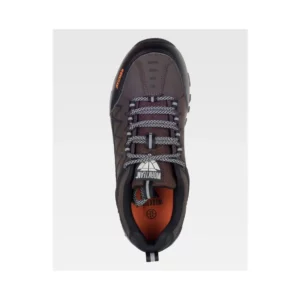 Zapatilla de trekking WorkTeam P4013, Marrón/Negro, vista cenital de un zapato