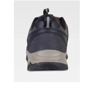 Zapatilla de trekking WorkTeam P4013, Marrón/Negro, vista del talón