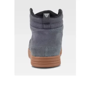 Zapatilla abotinada WorkTeam P4019, Gris, vista del talón