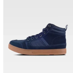 Zapatilla abotinada WorkTeam P4019, Marino, vista lateral izquierda